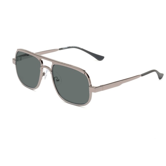 NWT Caddis Sun Progressive Readers Nola in Polished Gunmetal with Grey lens 1.0x - Picture 6 of 9